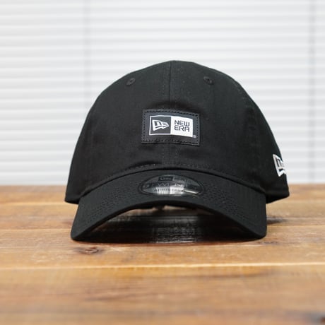 NEWERA・ニューエラ　9TWENTY Box Logo ボックスロゴ ウーブンパッチ ブラック
