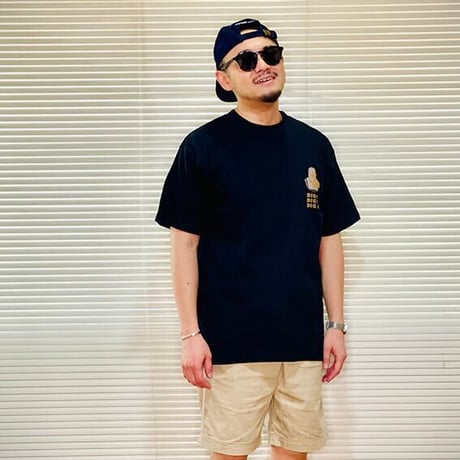 DE SINGSMAN　23ver LATE80s "B" 偉人シリーズ　Tee（ブラック）