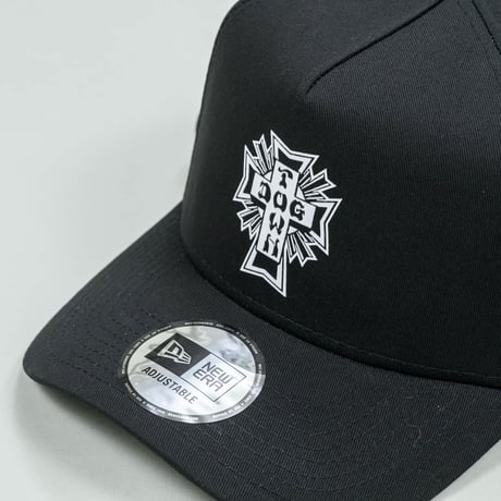 NEW ERA・ニューエラ　9FORTY A-Frame DOG TOWN ドッグタウン クロスロゴ（ブラック）