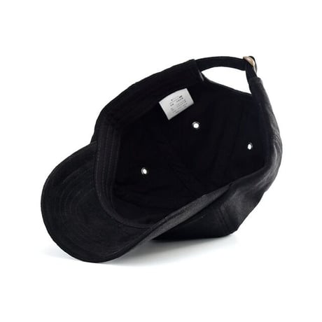 LEE CAP　LE LOW CAP FAKE SUEDE BLACK