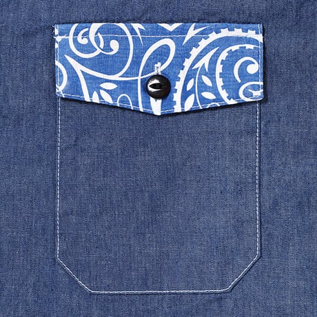 チャレンジャー CHALLENGER BANDANA REMAKE SHIRT