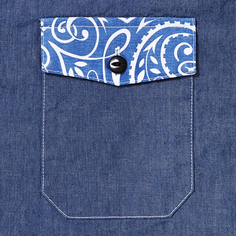 チャレンジャー CHALLENGER BANDANA REMAKE SHIRT | daze