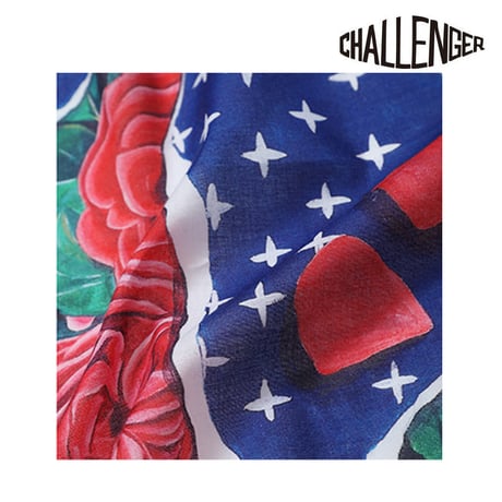 チャレンジャー CHALLENGER　ROSE BANDANA
