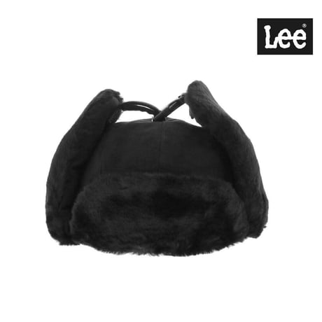Lee TRAPPER HAT FAKE SUEDE BLACK