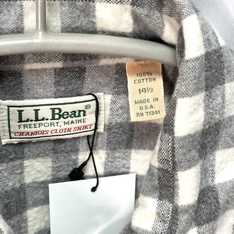 極厚フランネルシャツ　【LL Bean】 made in USA（USED）