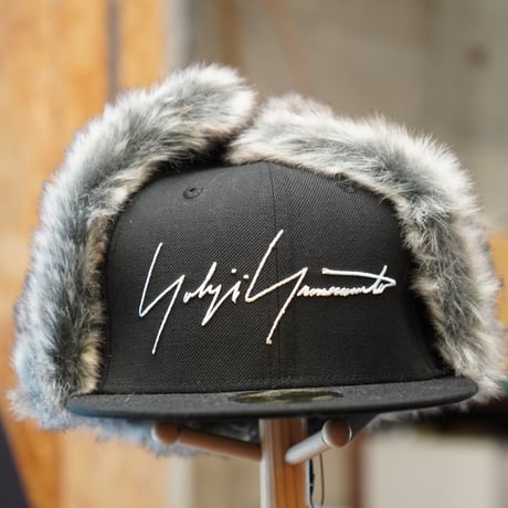 NEW ERA・ニューエラ　   59FIFTY ドッグイヤー Yohji Yamamoto FW22 シグネチャーロゴ ブラック　未使用品