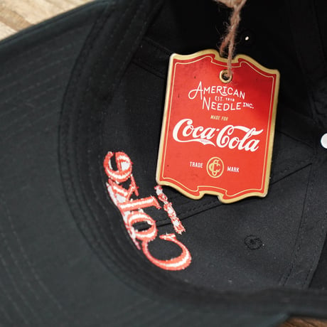 AMERICAN NEEDLE アメリカンニードル Coca-Cola コカコーラ CAP キャップ　ブラック