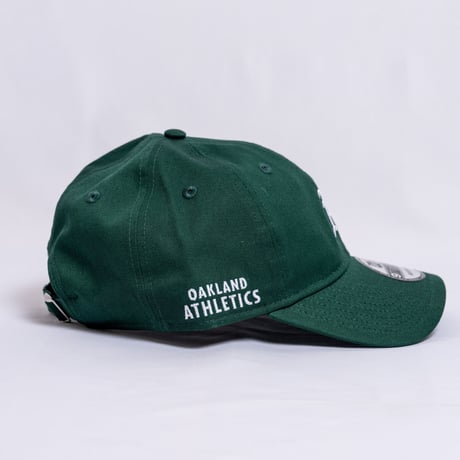 NEW ERA・ニューエラ　 9TWENTY MLB Side Logo オークランド・アスレチックス ミニロゴ（ダークグリーン）