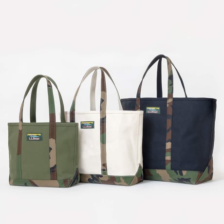 L.L.Bean　エルエルビーン　ボート・アンド・トート、オープントップ カモフラージュ　ジャパン・ロング・ハンドル Extra Large Black/Camo
