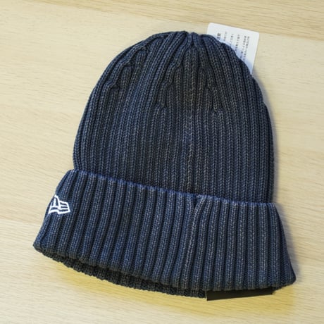 NEW ERA・ニューエラ リブ カフニット Italian Wash イタリアンウォッシュ ネイビー