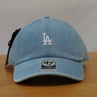 47BRAND フォーティーセブン キャップ 47 クリーンナップ ロサンゼルス・ドジャース DENIM デニム ライトブルー