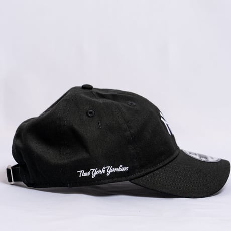 NEW ERA・ニューエラ　 9TWENTY MLB Side Logo ニューヨーク・ヤンキース ミニロゴ（ブラック）