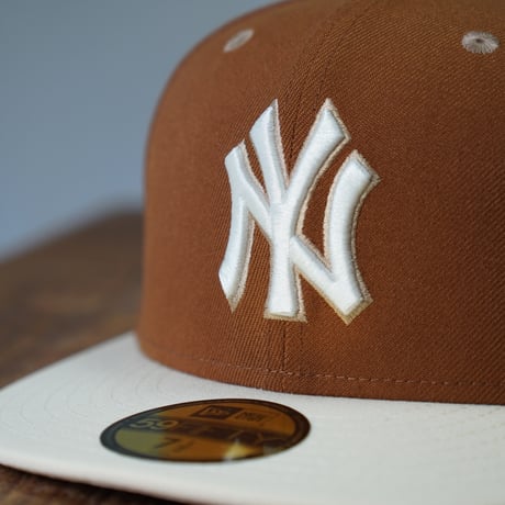 NEW ERA・ニューエラ　59FIFTY Pancakes ニューヨーク・ヤンキース トーステッドピーナッツ ワインコークバイザー