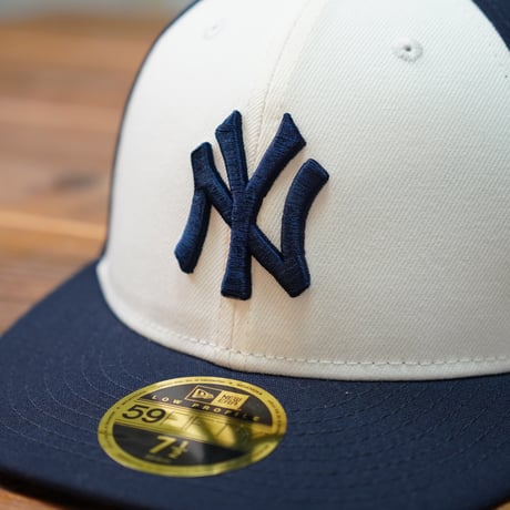 NEWERA・ニューエラ　LP 59FIFTY MLB 2-Tone ニューヨーク・ヤンキース クロームホワイト/ネイビー