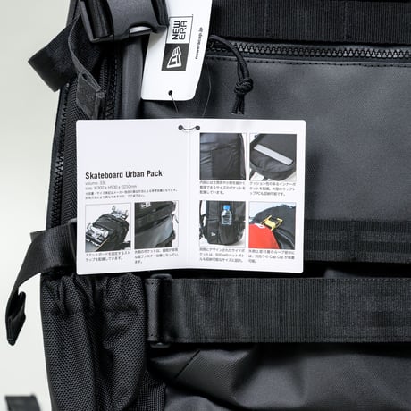 NEW ERA・ニューエラ　 スケートボード アーバンパック 33L TPU（ブラック）