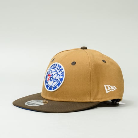 NEW ERA・ニューエラ　  LP 9FIFTY NBA Color Custom フィラデルフィア・76ers ウィート ウォルナットバイザー