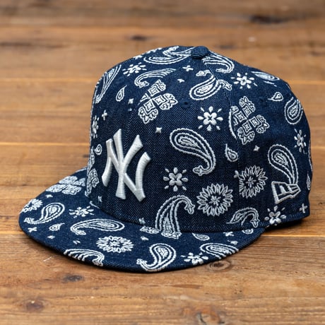 NEW ERA・ニューエラ　NEW ERA/ニューエラ エンブロイダリー ニューヨーク・ヤンキース（デニムペイズリー）