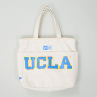 NEW ERA・ニューエラ　ユーティリティキャンバストート　14L　UCLA ナチュラル × マリンブルー メリットゴールド