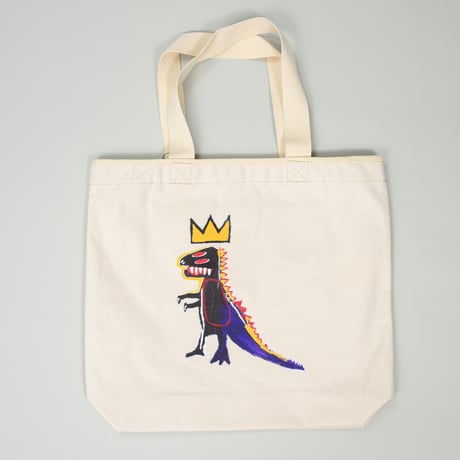 NEW ERA・ニューエラ　キャンバストート　22L JEAN MICHEL BASQUIAT ジャン=ミシェル・バスキア PEZ DISPENSER（アイボリー）