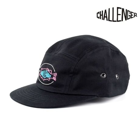 チャレンジャー・CHALLENGER　BASS NEON SIGN CAP BLACK（JET CAP　ジェットキャップ）
