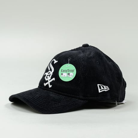 NEW ERA・ニューエラ　9TWENTY MLB Corduroy コーデュロイ シカゴ・ホワイトソックス（ブラック）