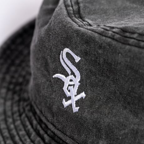 NEW ERA・ニューエラ　 バケット01 シカゴ・ホワイトソックス アシッドウォッシュ（ブラック）（M/Lサイズ）
