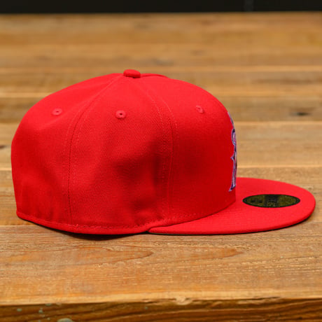 NEWERA・ニューエラ　  59FIFTY Tetsuya Nakamura NANZUKA GALLERY ロサンゼルス・エンゼルス スカーレット