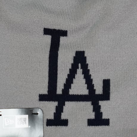 NEWERA・ニューエラ ベーシック ビーニー Cooperstown クーパーズタウン ロサンゼルス・ドジャース ライトグレー 14312241