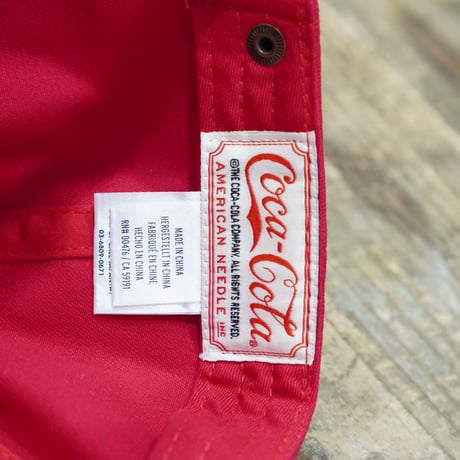 AMERICAN NEEDLE アメリカンニードル Coca-Cola コカコーラ CAP キャップ　レッド