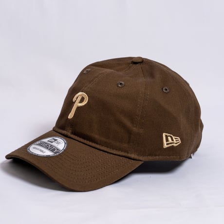 NEW ERA・ニューエラ　 9TWENTY MLB Side Logo フィラデルフィア・フィリーズ ミニロゴ（ウォルナット）