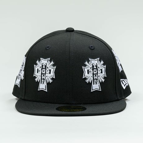 NEWERA・ニューエラ　  59FIFTY DOG TOWN ドッグタウン オールオーバー（ブラック）