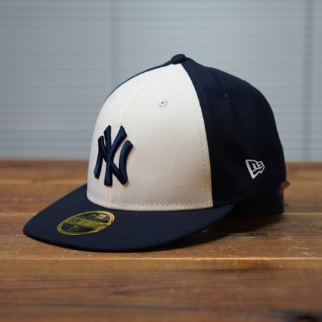 NEWERA・ニューエラ　LP 59FIFTY MLB 2-Tone ニューヨーク・ヤンキース クロームホワイト/ネイビー