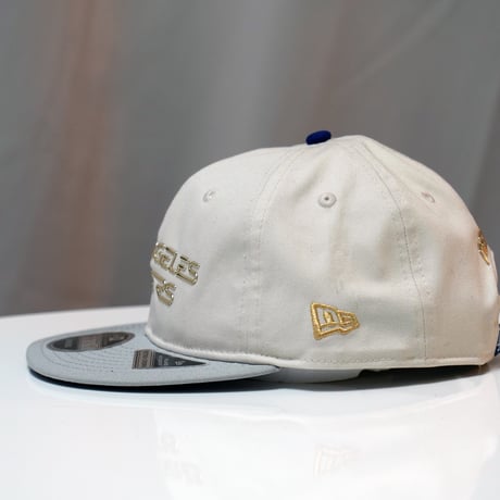 NEW ERA・ニューエラ RC 9FIFTY Flat Visor HAJIME SORAYAMA TPUロゴ ロサンゼルス・ドジャース アイボリー/ミディアムシルバー