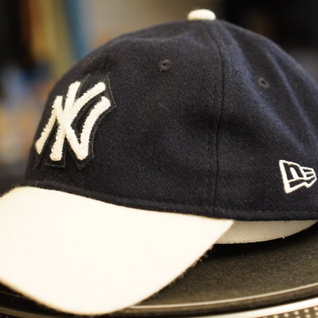 NEWERA・ニューエラ　 9TWENTY Melton メルトン ニューヨーク・ヤンキース ネイビー オフホワイトバイザー