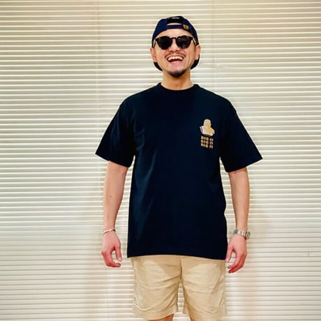 DE SINGSMAN　23ver LATE80s "B" 偉人シリーズ　Tee（ブラック）
