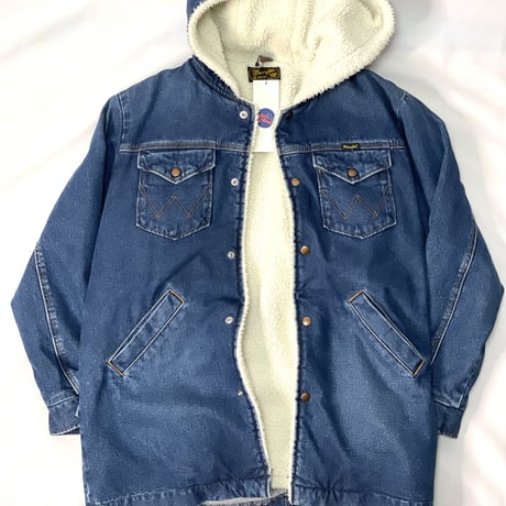デニムボアフードコート　【Wrangler】 （USED）