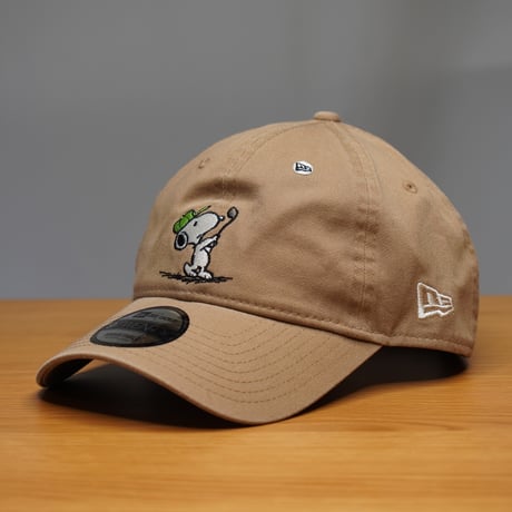 NEW ERA・ニューエラ 9TWENTY Vintage PEANUTS ピーナッツ GOLF スイング カーキ | ゴルフ