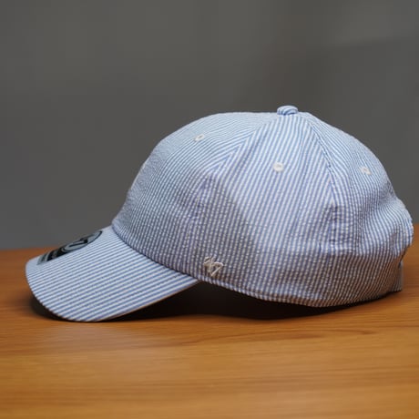 47BRAND フォーティーセブン キャップ 47 クリーンナップ ニューヨーク・ヤンキース SEERSUCKER シアサッカー ブルー