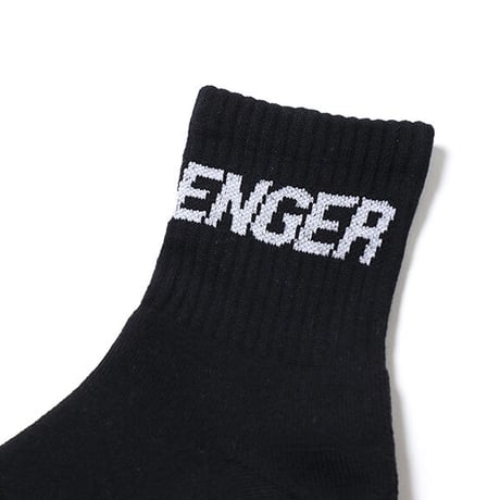 チャレンジャー CHALLENGER　LOGO SOCKS（BLACK）