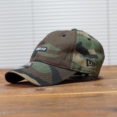 NEWERA・ニューエラ　9TWENTY Super Heavy Wash Racer Logo ウッドランドカモ