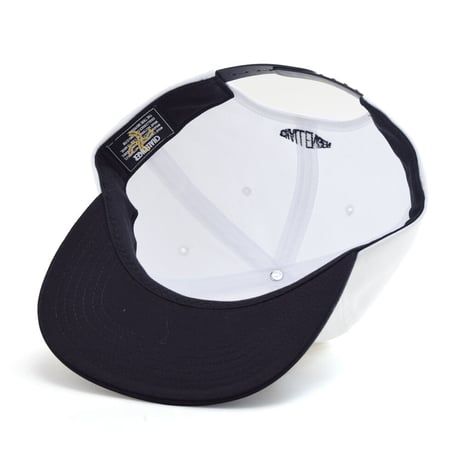 チャレンジャー CHALLNGER　NOTHING ON THE GROUND CAP WHITE×BLACK