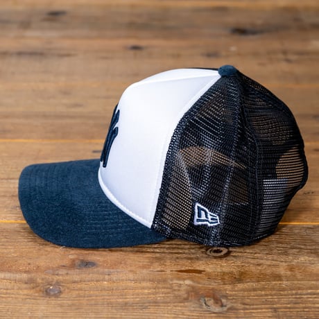 NEWERA・ニューエラ　9FORTY A-Frame トラッカー パイル ニューヨーク・ヤンキース（ネイビー）