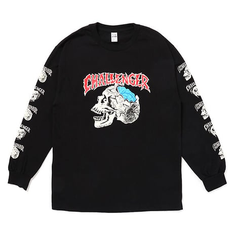 チャレンジャー CHALLENGER　ZOMBIE SKULL L/S TEE