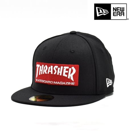 NEW ERA・ニューエラ　59FIFTY NEW ERA THRASHER STICKER BLK