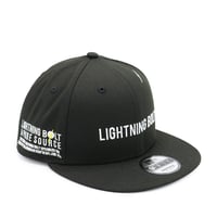 NEWERA・ニューエラ　9FIFTY　LIGHTNING BOLT ライトニングボルト ブランドネーム（ブラック）