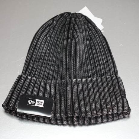 NEWERA・ニューエラ リブカフニット イタリアンウォッシュ ブラック 14312106