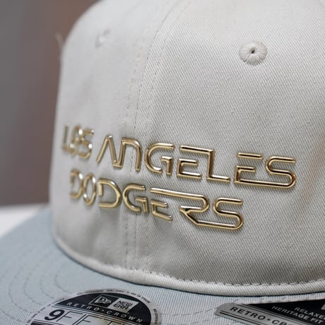 NEW ERA・ニューエラ RC 9FIFTY Flat Visor HAJIME SORAYAMA TPUロゴ ロサンゼルス・ドジャース アイボリー/ミディアムシルバー