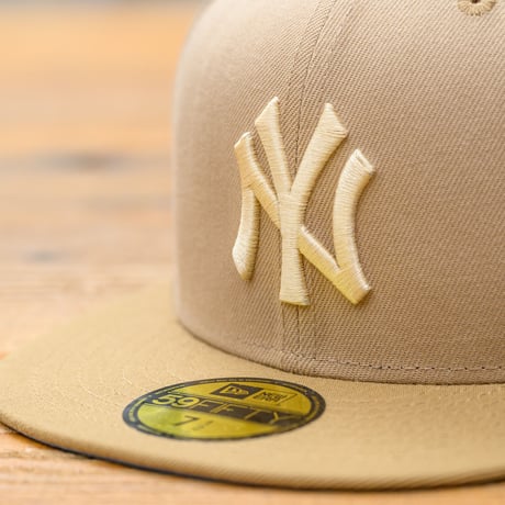 NEW ERA・ニューエラ　  59FIFTY Seaside ニューヨーク・ヤンキース キャメル スカイブルーアンダーバイザー
