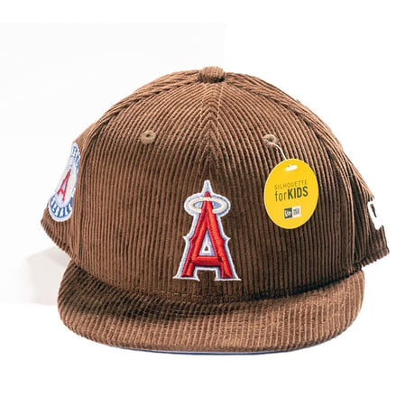 NEW ERA・ニューエラ　 Youth 9FIFTY Los Angeles City Corduroy コーデュロイ ロサンゼルス・エンゼルス（チョコ）