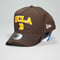NEW ERA・ニューエラ　 9FORTY A-Frame UCLA アーチ Bロゴ ウォルナット × メリットゴールド スノーホワイト
